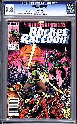 ROCKET RACOON 1234 CGC 98 SET  ALL WHITE PGS  1985 SERIES  HIGHEST GRADED