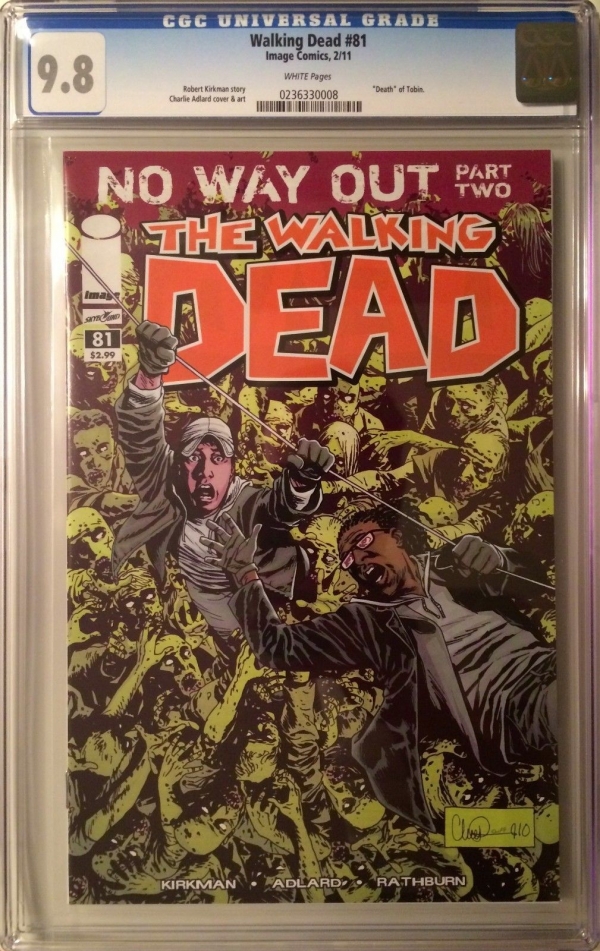 Walking Dead 8089 CGC 98 Graded Set  80 81 82 83 84 85 86 87 88 89