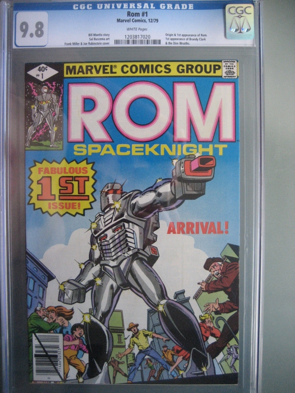 Rom 1 CGC 98 WP 1st  Origin Rom Marvel Comics 1979