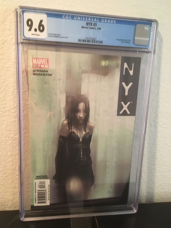 NYX 3 CGC 96 1st Appearance X23  Lot  NYX 1 2 4 5 6 7  X23 16