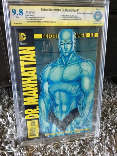 Before Watchmen Dr Manhattan 1 CBCS SS 98 ADAM HUGHES 1200 Variant not CGC