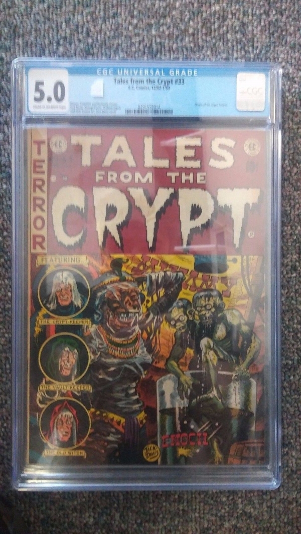 CGC 50 EC Tales From the Crypt 33 Dec 1952