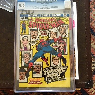 The Amazing SpiderMan 121 Jun 1973 Marvel CGC 90 Death of Gwen Stacy