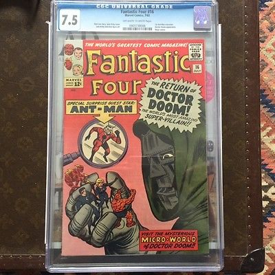 Fantastic Four 16 Jul 1963 Marvel CGC 75