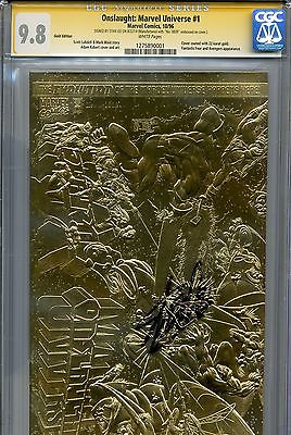 Onslaught Marvel Universe Gold 1 CGC 98 XMen Wolverine Stan Lee 1 of only 2 SS