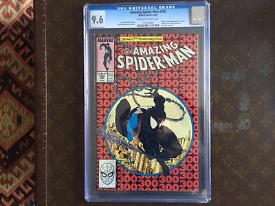 The Amazing SpiderMan 300 May 1988 Marvel CGC 96 1st Venom  Key  Vow