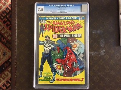 The Amazing SpiderMan 129 Feb 1974 CGC 75 1st Punisher  looks better  