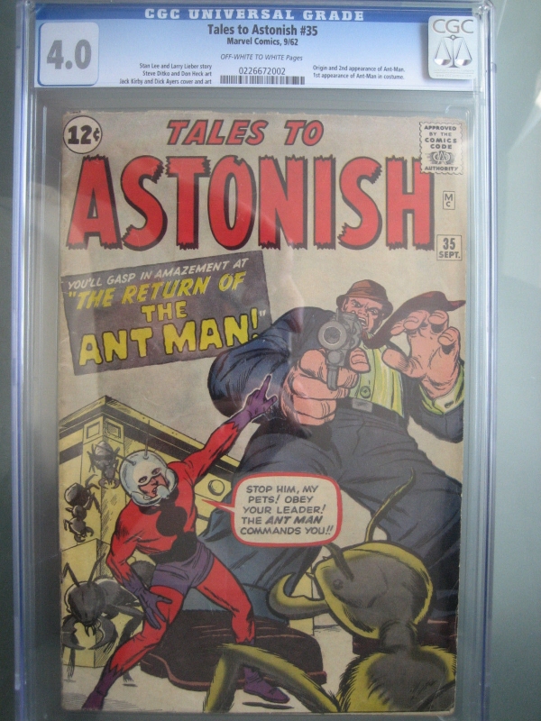 Tales to Astonish 35 CGC 40 1st AntMan in Costume Marvel Comics 1962