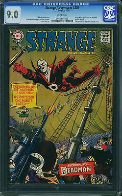 DC COMICS STRANGE ADVENTURES 205 CGC 90 WHITE PAGES 1ST DEADMAN SILVER AGE KEY