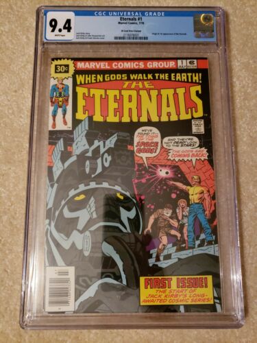 Eternals 1 30 cent price variant CGC 94 Marvel Comics 1st app Eternals 1976 