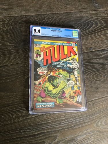 Incredible Hulk 180 CGC 94 1st appearance of Wolverine In Cameo chipped Case