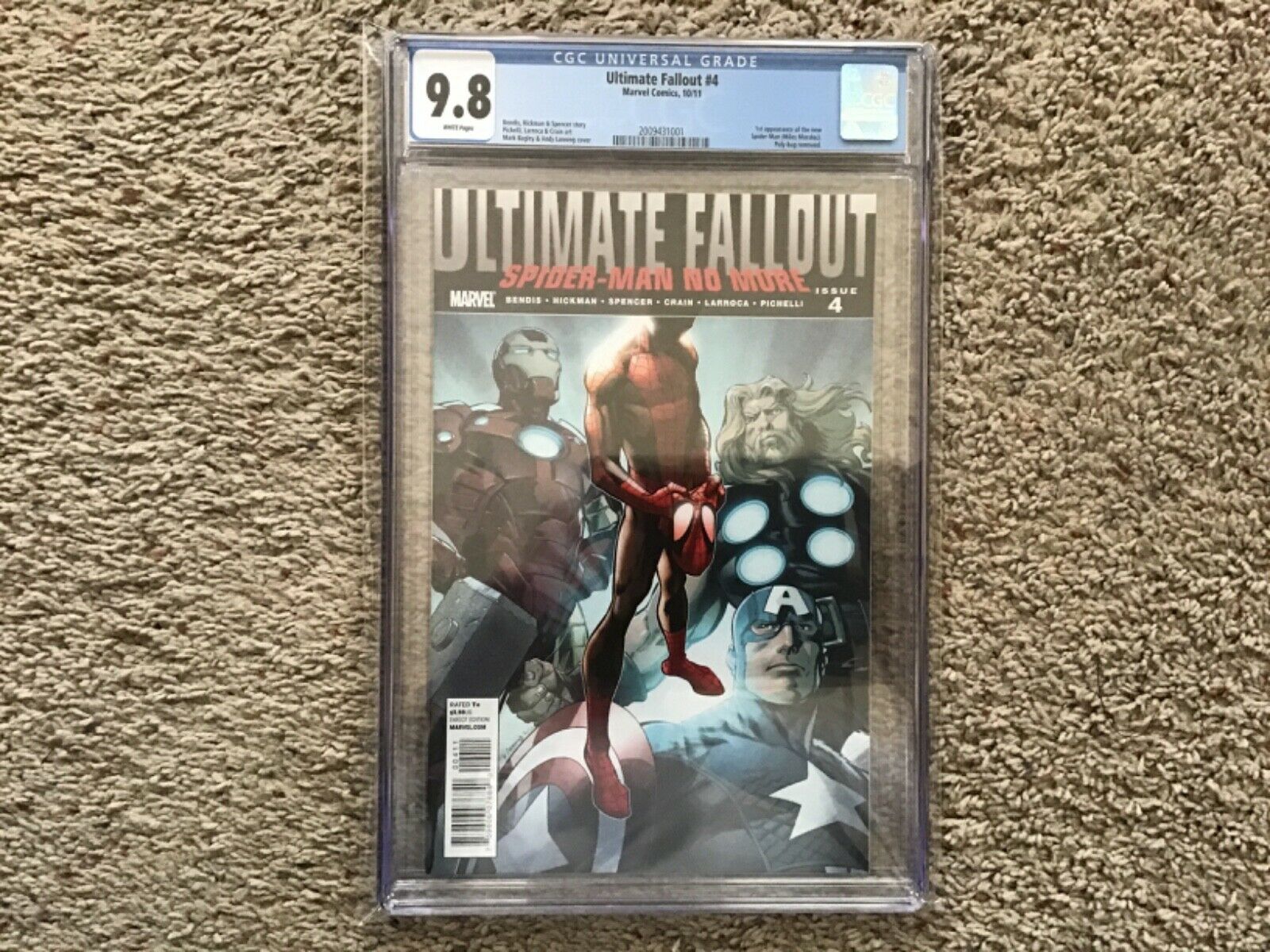 Ultimate Fallout 4 CGC 98 NM 1st Appearance Miles Morales