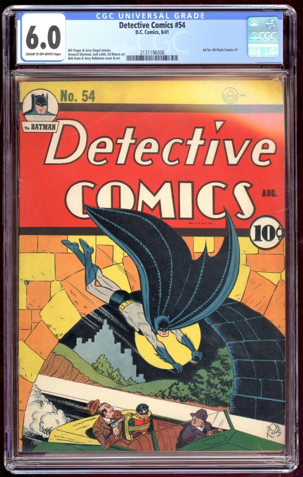 Detective Comics 54 CGC 60 1941 2131196006