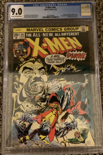 The XMen 94 Aug 1975 Marvel 90 graded CGC marvel comics 875