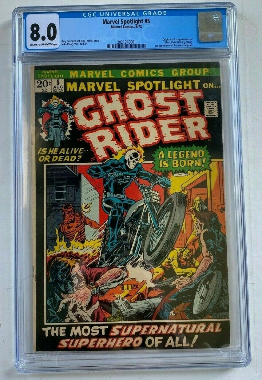 Marvel Spotlight 5 CGC 85 Origin  1st app of Ghost RiderKEY ISSUELK