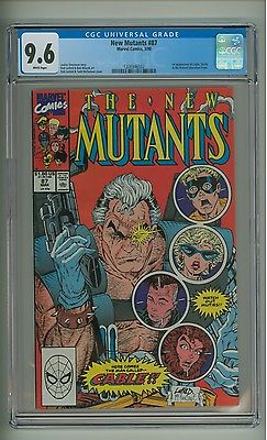New Mutants 87 CGC 96 White pg 1st app Cable Stryfe and the MLF c07790