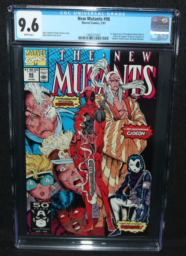 New Mutants 98  1st Appearance of Deadpool  CGC Grade 96  1991