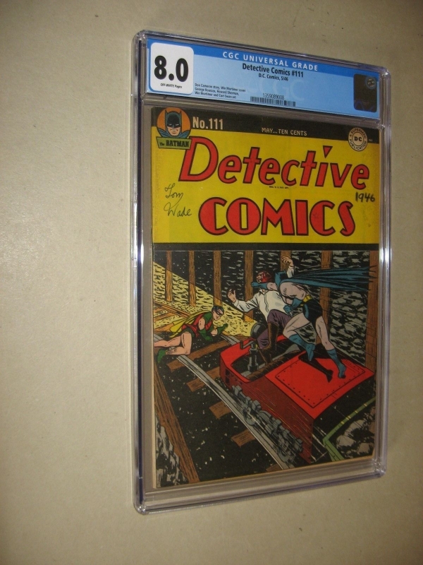 DETECTIVE COMICS 111 BATMAN DC 1946 GOLDEN AGE CGC 80 VF OFF WHITE PAGES