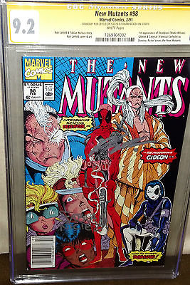 NEW MUTANTS 98 CGC 92 SS by Rob Liefled and Fabian Nicieza 1ST Deadpool 