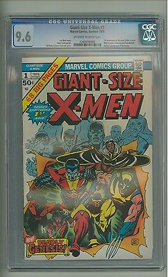 GiantSize XMen 1 CGC 96 OWW p 1st new XMen 2nd full Wolverine c09476