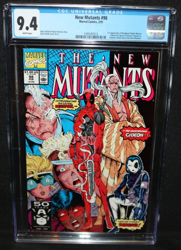 New Mutants 98  1st Appearance of Deadpool  CGC Grade 94  1991