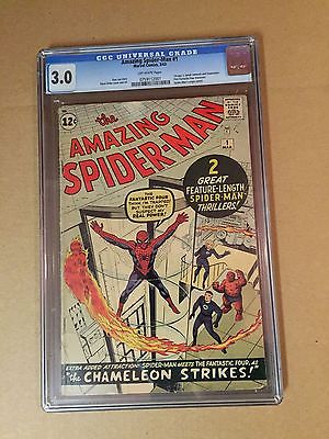 AMAZING SPIDER MAN 1  CGC GRADED 30  KEY ISSUE