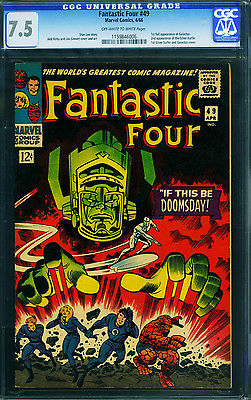 FANTASTIC FOUR 49 CGC 751966FIRST SILVER SURFER CVRGALACTUS1159846006