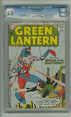 Green Lantern 1 CGC 50 LTOW pages Origin retold Gil Kane 1960 c09470