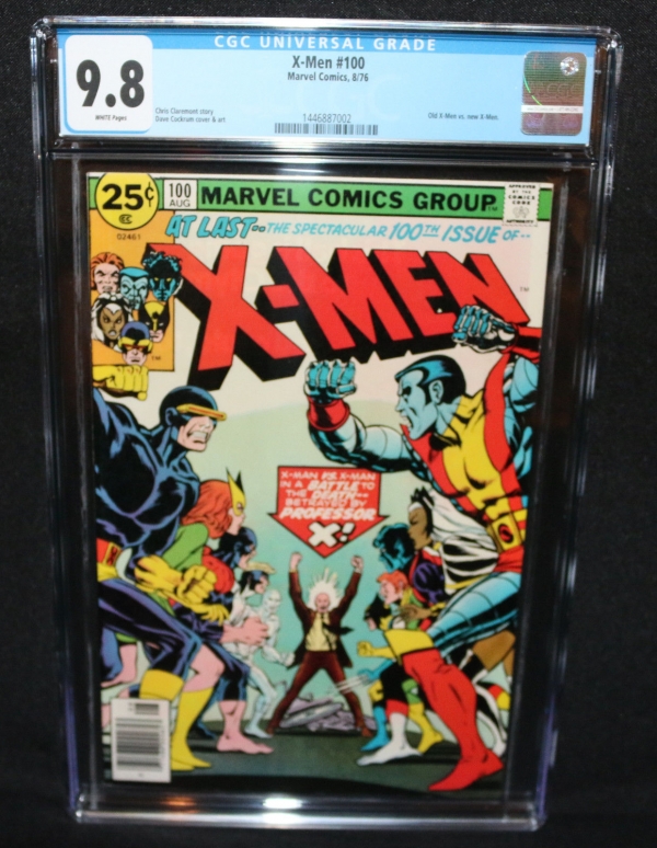 XMen 100  Old XMen vs New XMen  CGC Grade 98  1976