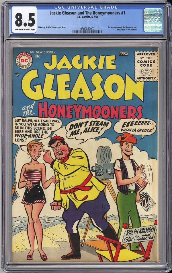 JACKIE GLEASON AND THE HONEYMOONERS 1  CGC VF 85  EXTREMELY RARE KEY DC