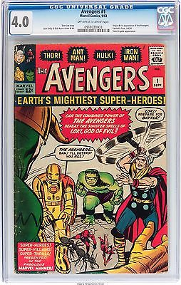 Avengers 1 CGC 40 1st  Origin Avengers Marvel Comics 1963 