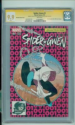 SpiderGwen 1 2015 CGC 99 Mint   Phantom Variant cover