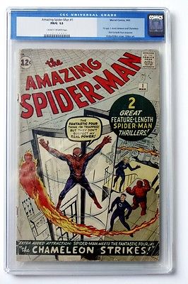 AMAZING SPIDERMAN 1   CGC 15   MARVEL 1963  STAN LEE STEVE DITKO Origin Issue