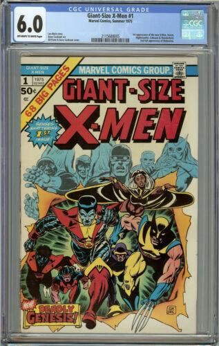 GiantSize Xmen 1 CGC 60 OWW  1st New Team  2nd Appearance of Wolverine