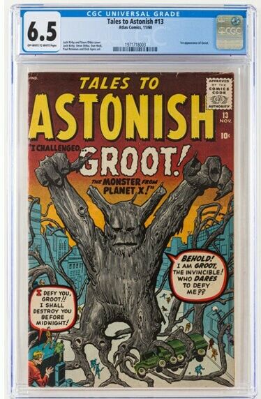 Tales to Astonish 13 Marvel 1960 CGC FN 65 Offwhite to white pages  Firs