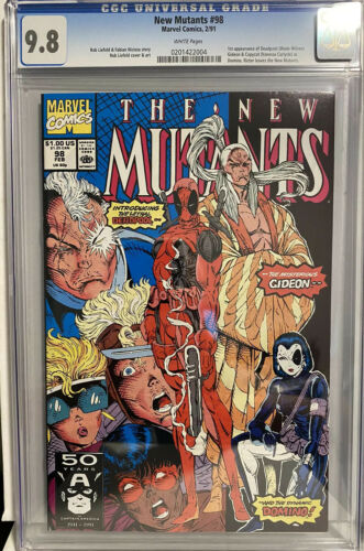 New Mutants 98 CGC NMM 98 White Pages 1st Deadpool1 OwnerHOT BOOK