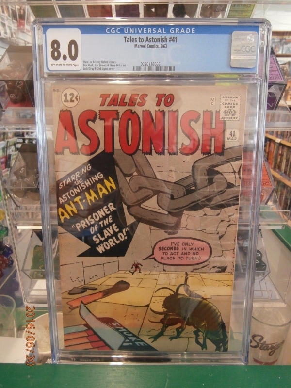 TALES TO ASTONISH 41 CGC 80 ANTMAN Off White To White Pages