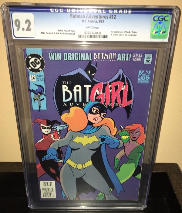 Batman Adventures 12 CGC 92 1st Appearance Harley Quinn 1993 DC suicide squad