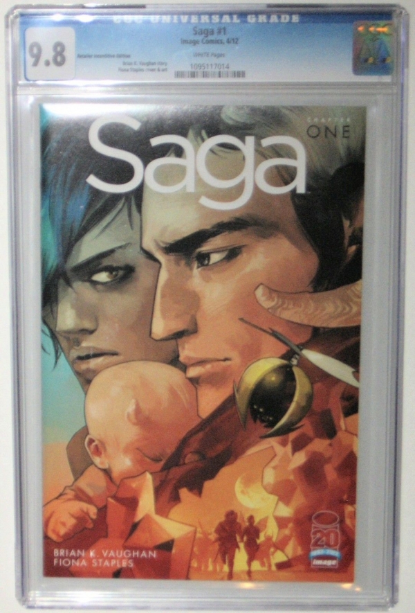 Saga 1 Retailer Incentive Variant 1st Issue First Print 98 CGC