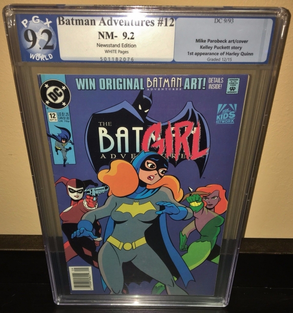 Batman Adventures 12 92 Newsstand Ed 1st Harley Quinn PGX cgc joker mad love