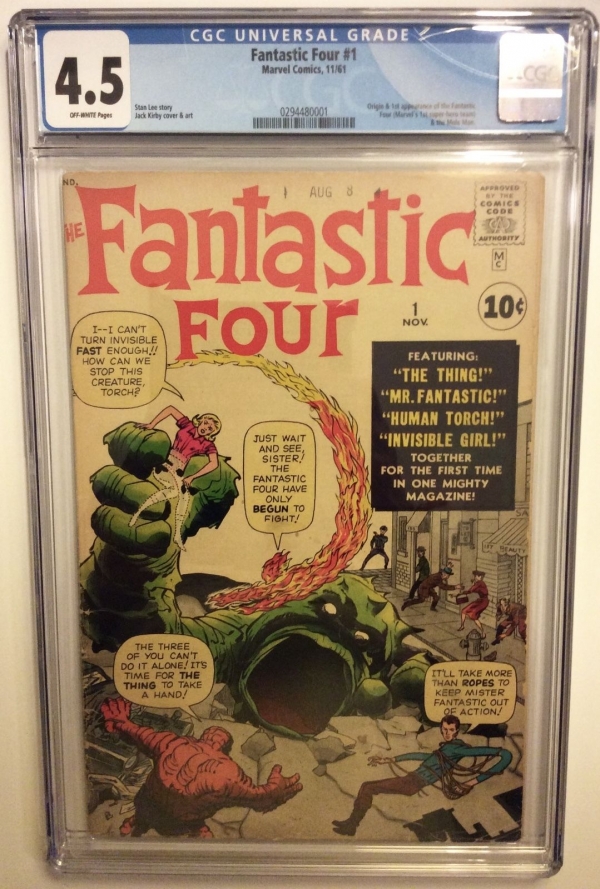 Fantastic Four  1 cgc 45  Super Key 55212 Hulk Spiderman Avengers Stan