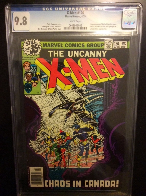 XMen  120 CGC 98 Movie soon 1st Alpha flight Key Team Stan Lee