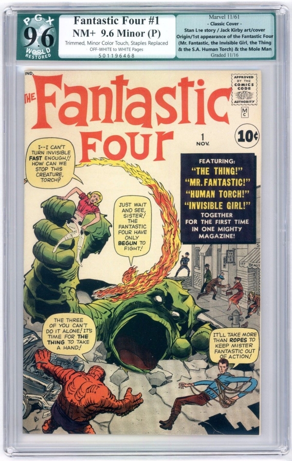 Fantastic Four 1 PGX 96 OWW SP Crossover CBCS CGC Superior Copy