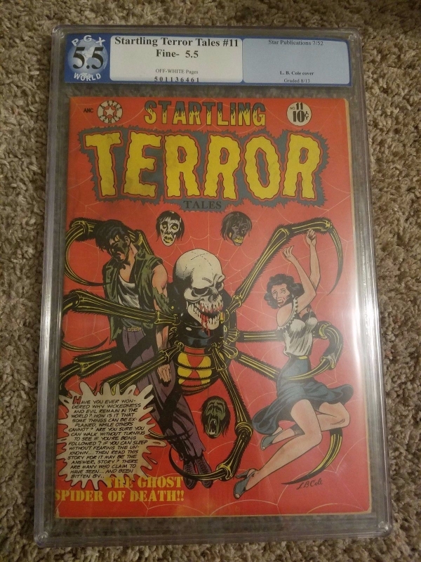 Startling Terror Tales 11 Jul 1952 Star Publications PGX 55 Like CGC