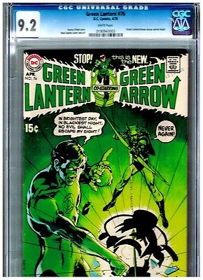 GREEN LANTERNGREEN ARROW 76 CGC 92  EARLY BRONZE KEY ISSUE