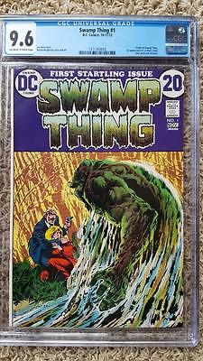  SWAMP THING 1 CGC NM 96 OWW Pages Origin Bernie Wrightson 