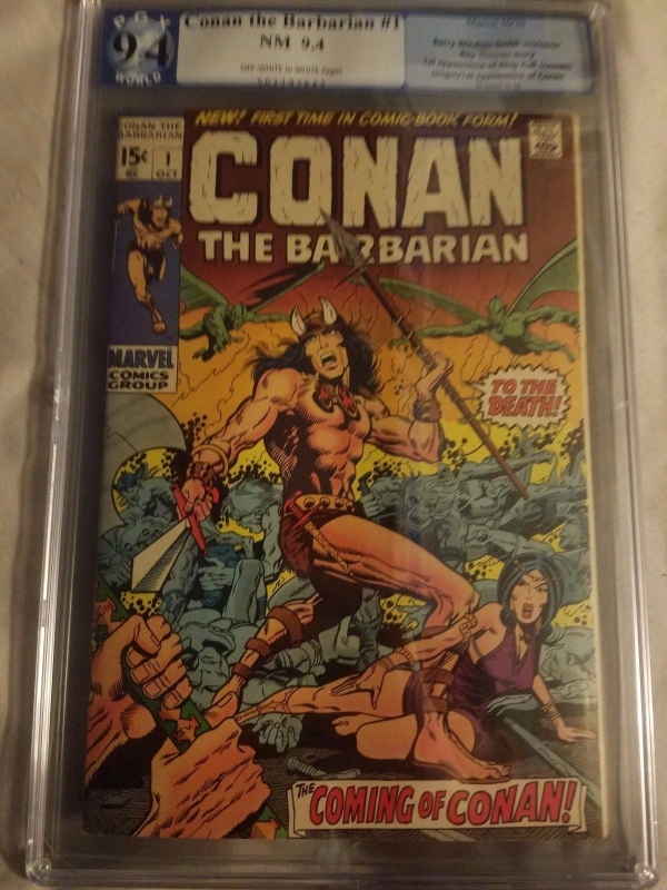 Conan the Barbarian 1 Oct 1970 Marvel Origin 1st King Kull PGX 94 Like CGC