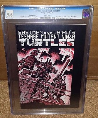 Teenage Mutant Ninja Turtles 1 CGC 96 2nd print 1984 Mirage TMNT 1ST APP