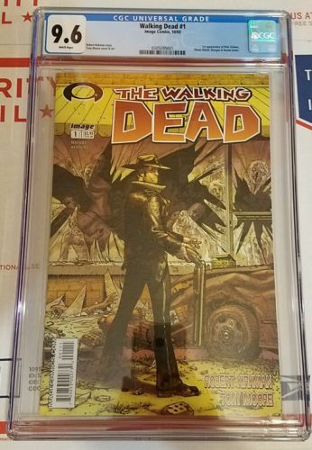 Walking Dead 1 1ST PRINT CGC 96 NM 1st Rick Grimes  Shane Morgan