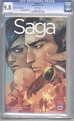 Saga 1 Retailer RRP Variant CGC 98 RARE